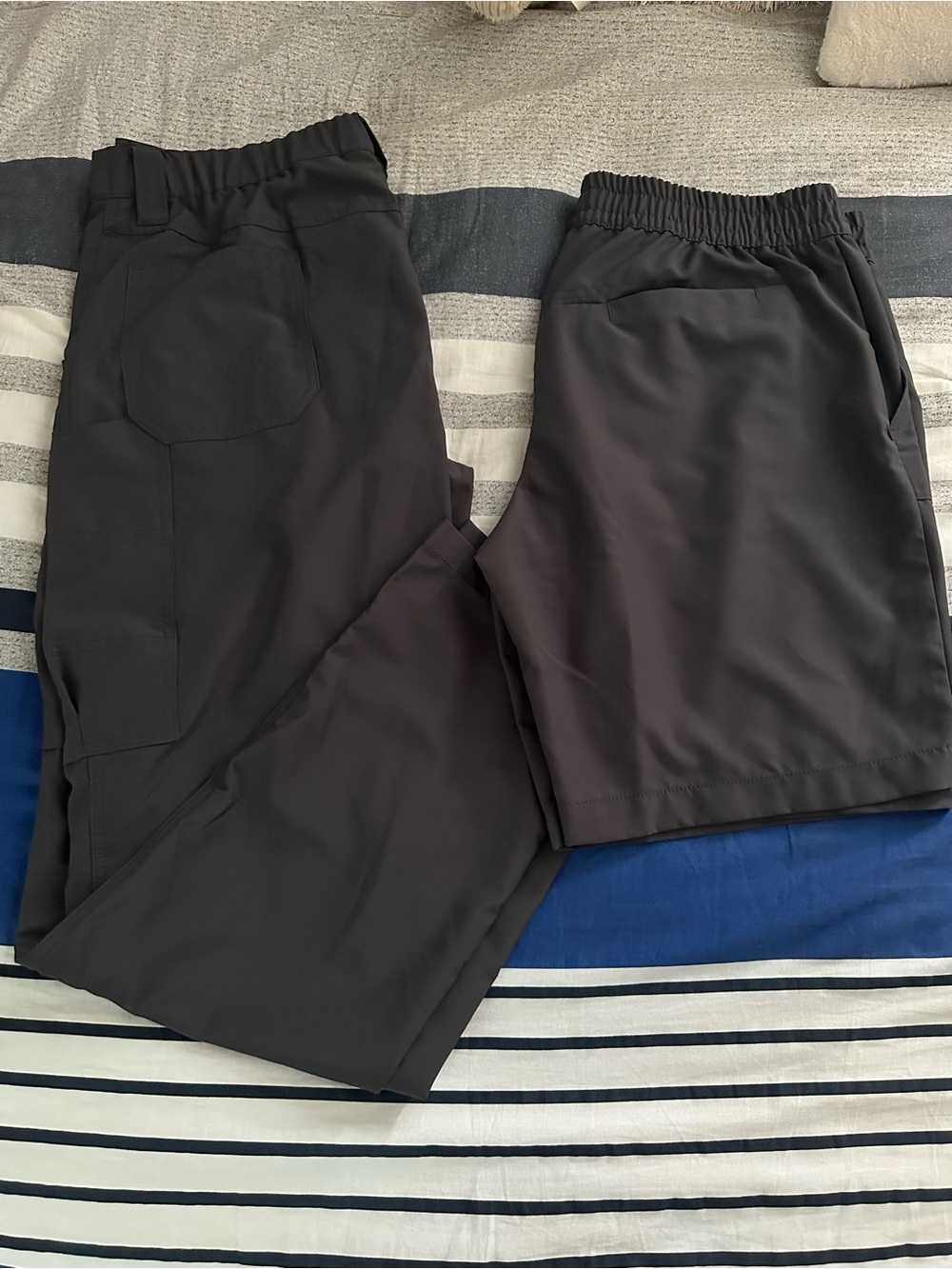 Women’s Dark Gray Technical Pants & Shorts Set Cintas size 14 RG